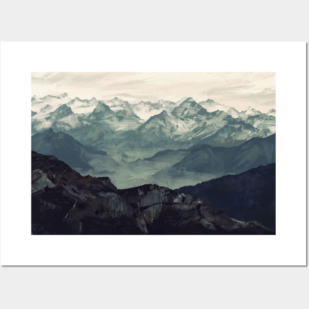 Mountain Fog Wall Art by MicaelaDawn